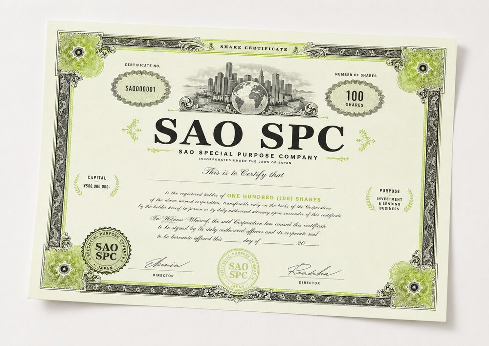 SAO SPC 株券・地位